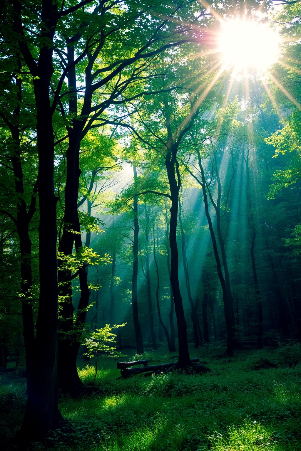 Sunlit Forest