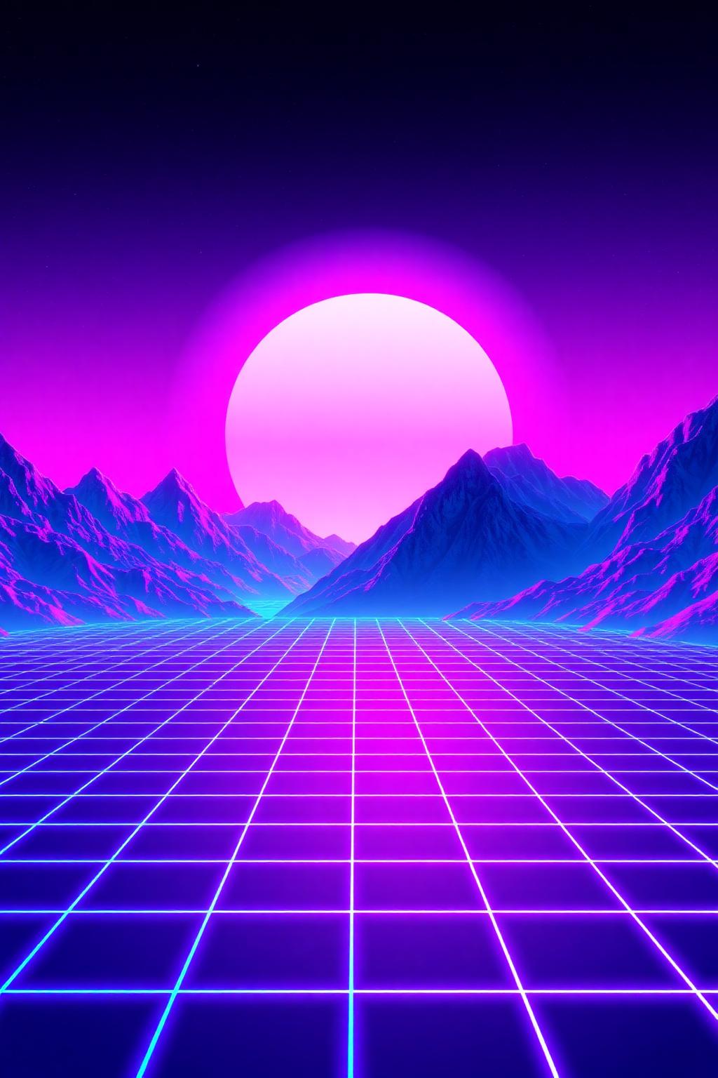 Synthwave Grid